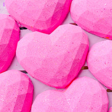 Load image into Gallery viewer, Shimmering Heart Bath Bomb