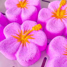 Load image into Gallery viewer, Pink Hibiscus Flower Bath Bomb