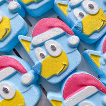 Load image into Gallery viewer, Festive Blue Dog Bath Bomb