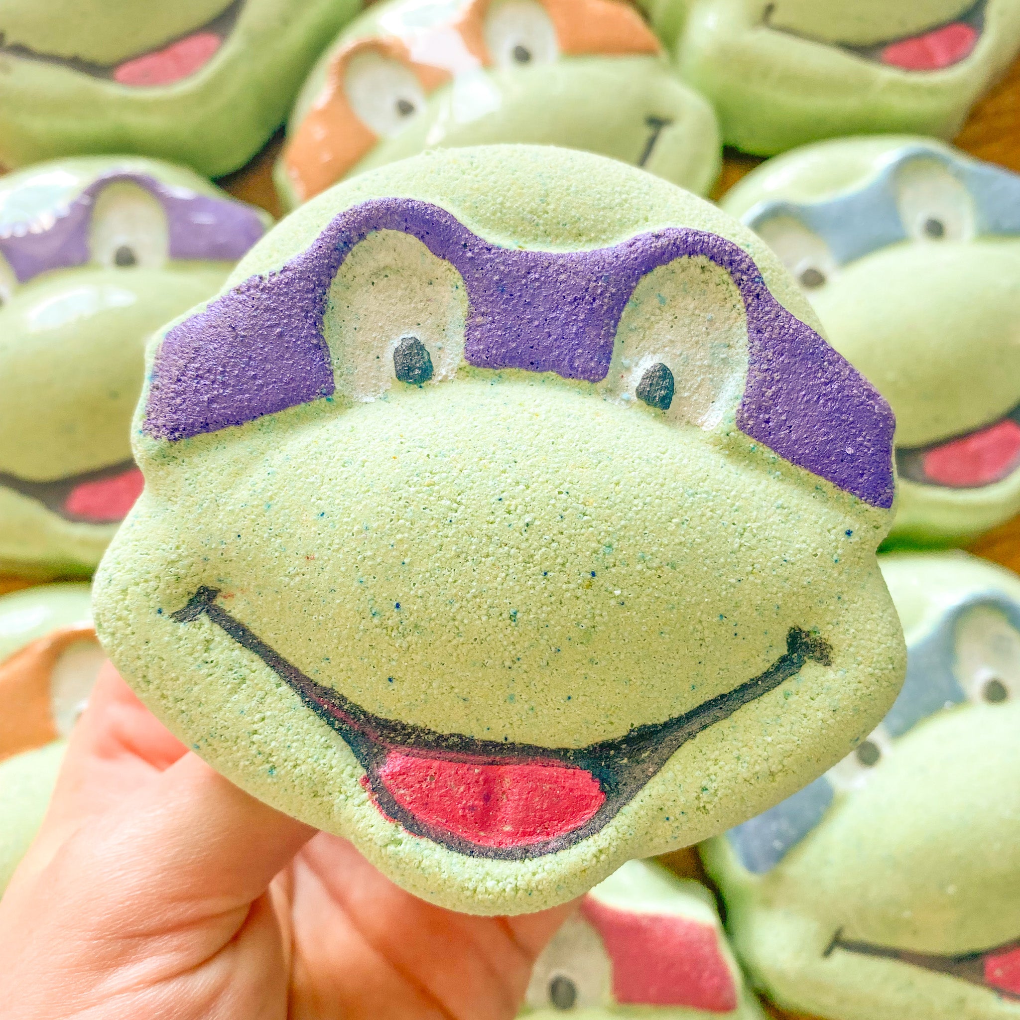 Ninja Turtle Bath Bombs 4 Pack – Made in Oklahoma Net