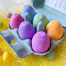Load image into Gallery viewer, Easter Egg Bath Bomb Set Of 6 In An Egg Carton