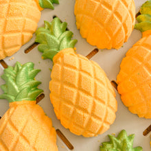Load image into Gallery viewer, Swirling Pineapple Bath Bomb
