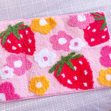 Load image into Gallery viewer, Strawberry Fields Bath Mat

