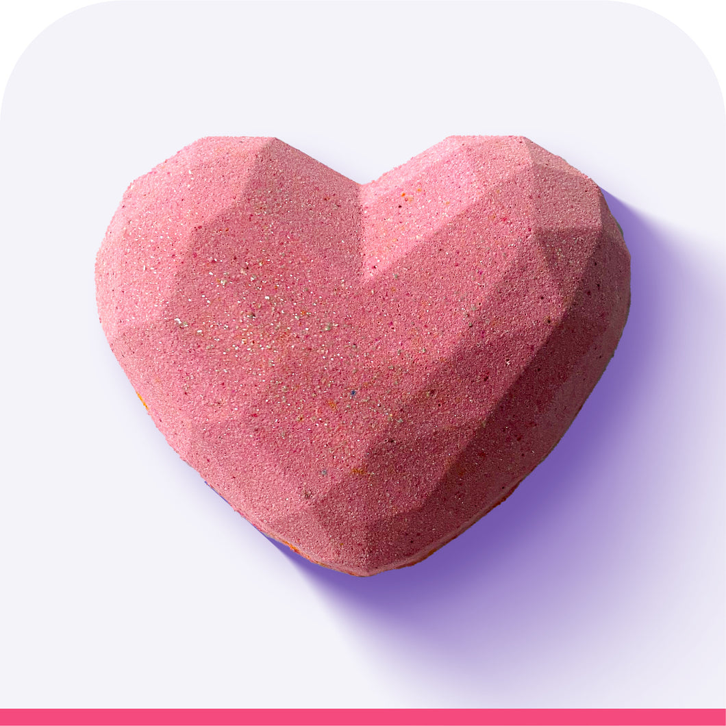 Shimmering Heart Bath Bomb