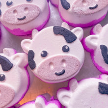 Load image into Gallery viewer, 10 Cute Cow Bath Bombs

