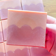 Load image into Gallery viewer, Blackcurrant and Pomegranate Wonky Soap Bar
